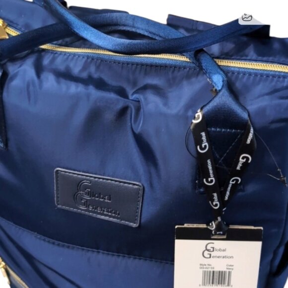 Global Generation NWT Padded Laptop Backpack – Navy main image 4